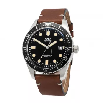 Zegarek męski ORIS automatyczny 40540752145 43,50mm Niebieska tarcza Bransoleta ze stali nierdzewnej