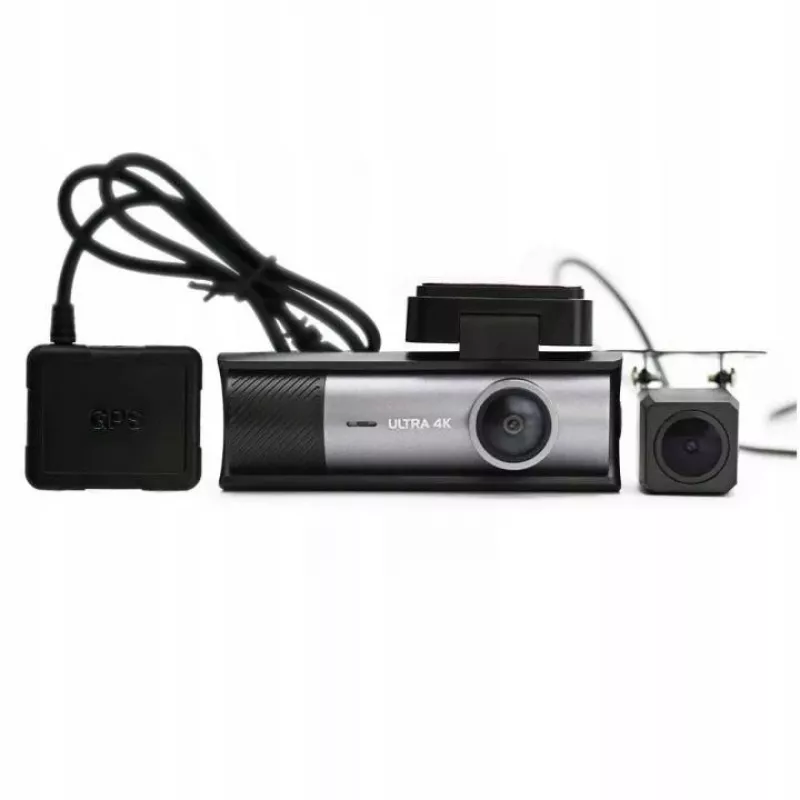 ORLLO RX-700 PRO 4K Dual Dashcam – Przednia i tylna kamera samochodowa z GPS, Wi-Fi i trybem parkingowym