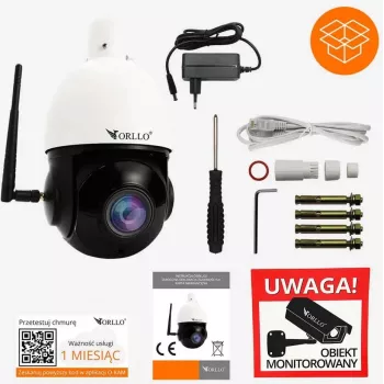 ORLLO Z10 Zewnętrzna kamera PTZ IP WiFi 4MP 18x Zoom