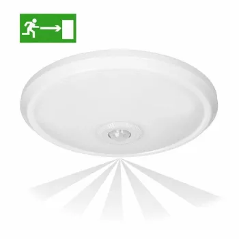 ORNO AD-PL-391WLPMR4 Adviti 12W LED Awaryjna lampa sufitowa z czujnikiem ruchu PIR 360°, 1000lm, 4000K, IP20, 3h podtrzymanie