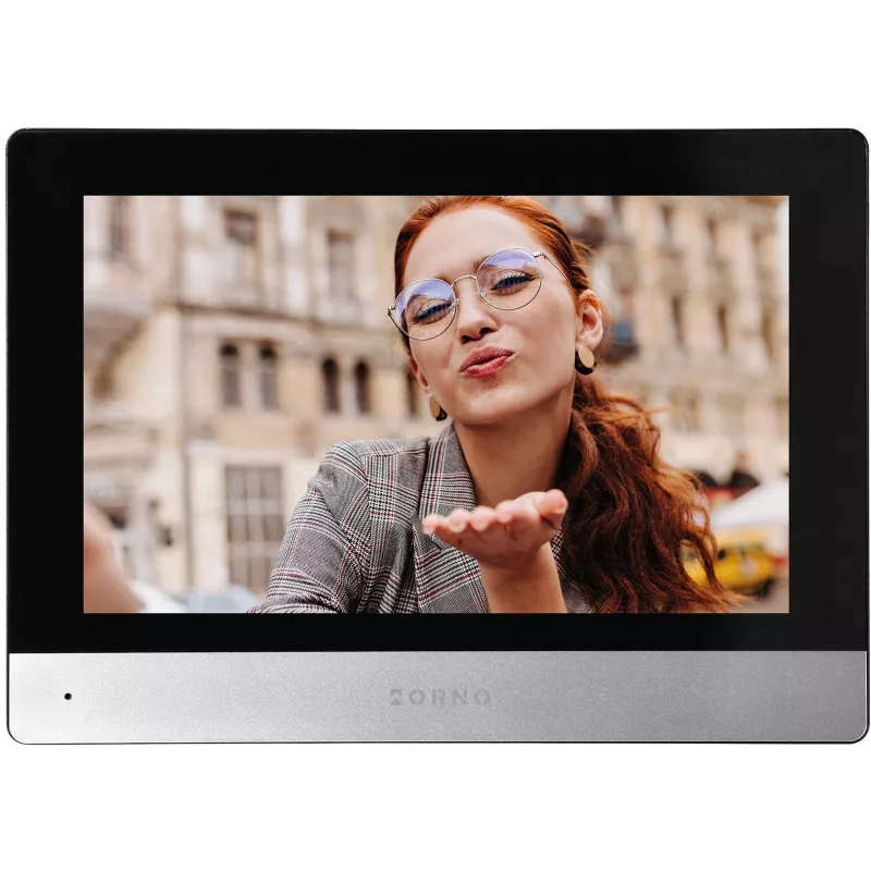 ORNO OR-VID-ME-1056FHD/B 7-calowy Wi-Fi Wideodomofon z panelem zewnętrznym Full HD 1080p, czarny