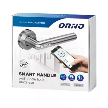 ORNO OR-ZS-850 Elektroniczny zamek do drzwi z kodem, IP44, czarny