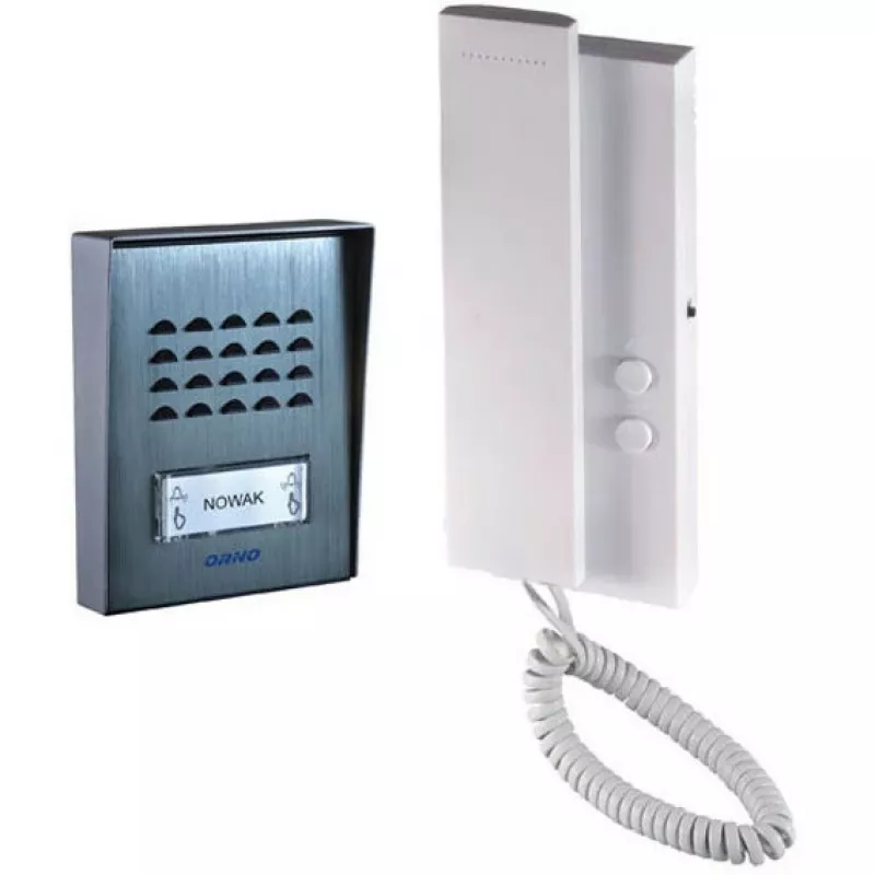 ORNO Zestaw domofonowy audio dla jednej rodziny, 2-przewodowy, SAGITTA (OR-DOM-SG-918)
