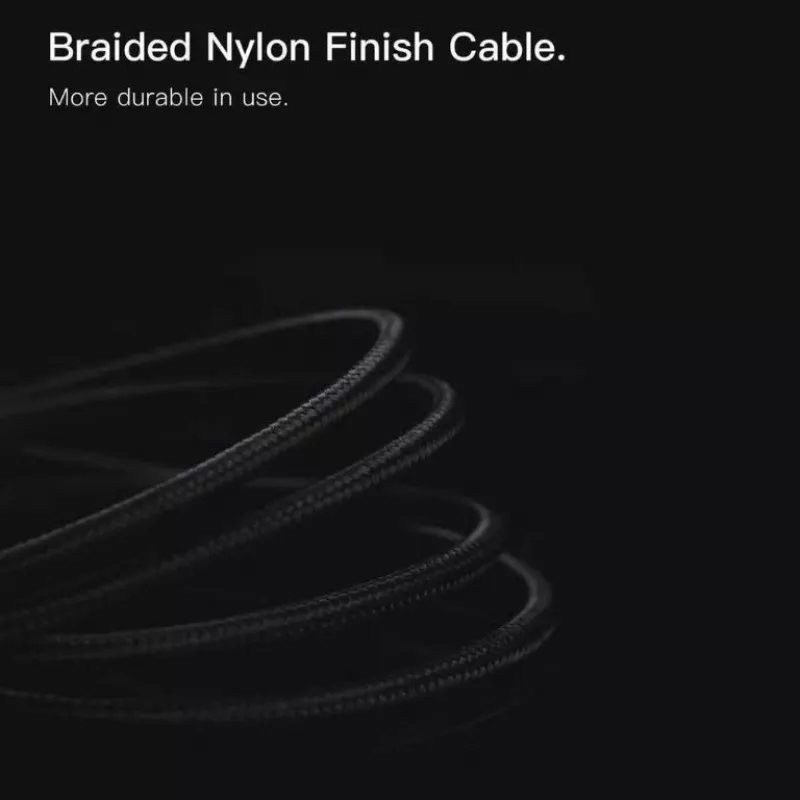 ORSEN S53 USB-C do USB-C Kabel 3A 1m Czarny