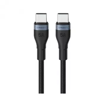 ORSEN S53 USB-C do USB-C Kabel 3A 1m Czarny