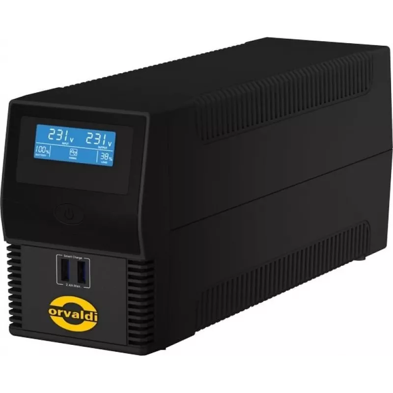 Orvaldi ID850IEC Line-Interactive UPS 0.8 kVA 480 W 2x IEC C13