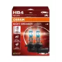 OSRAM Night Breaker Laser HB4 (zestaw 2 szt.) - 12V 51W P22d żarówki halogenowe do reflektorów, do 150% większa jasność, zasięg 150m, 20% bielsze światło, biały