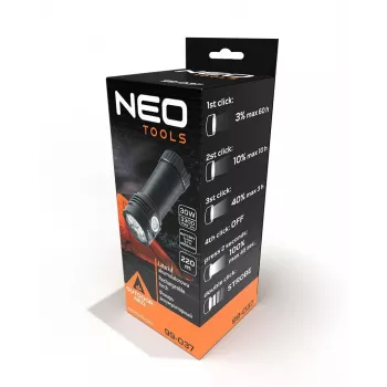 OSRAM P9 Latarka LED USB z akumulatorem 3300 lm czarna