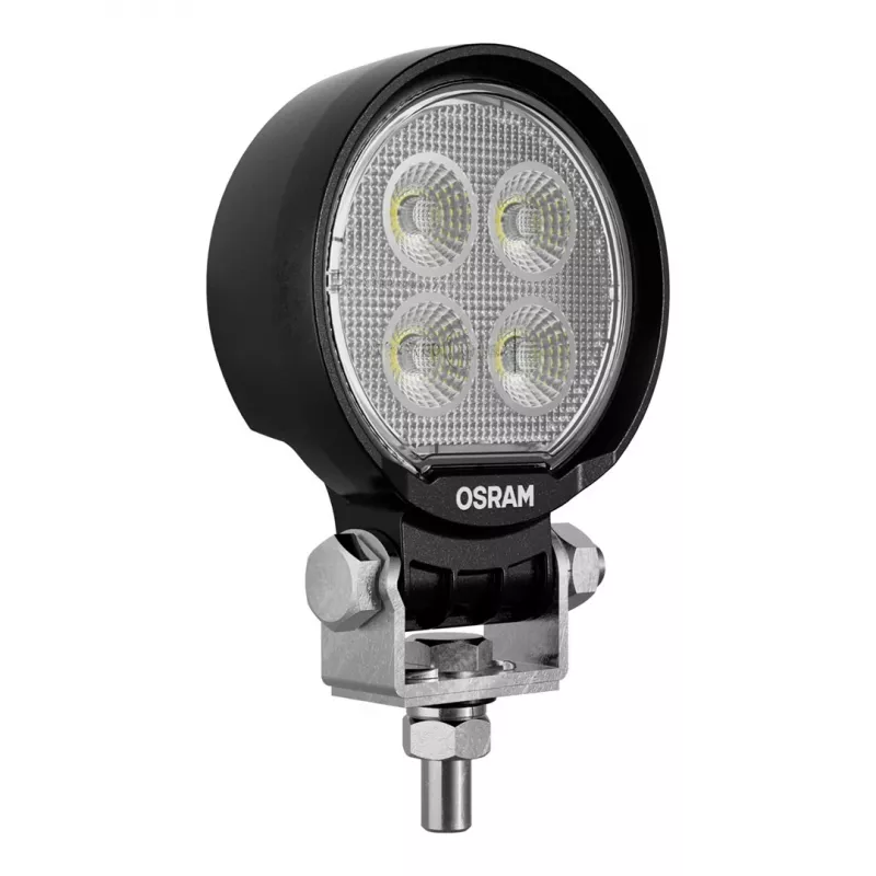 Osram ROUND WL VX80-WD Lampa robocza LED, 10W, 12/24V, 800lm, 6000K, szeroki strumień, IP67, ECE R10, złącze DT, 80mm