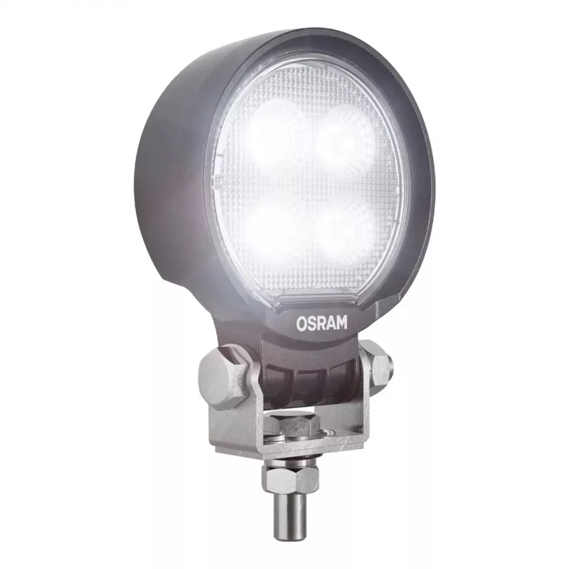 Osram ROUND WL VX80-WD Lampa robocza LED, 10W, 12/24V, 800lm, 6000K, szeroki strumień, IP67, ECE R10, złącze DT, 80mm