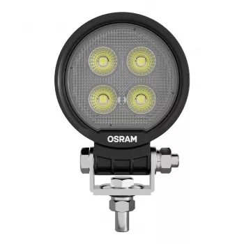 Osram ROUND WL VX80-WD Lampa robocza LED, 10W, 12/24V, 800lm, 6000K, szeroki strumień, IP67, ECE R10, złącze DT, 80mm