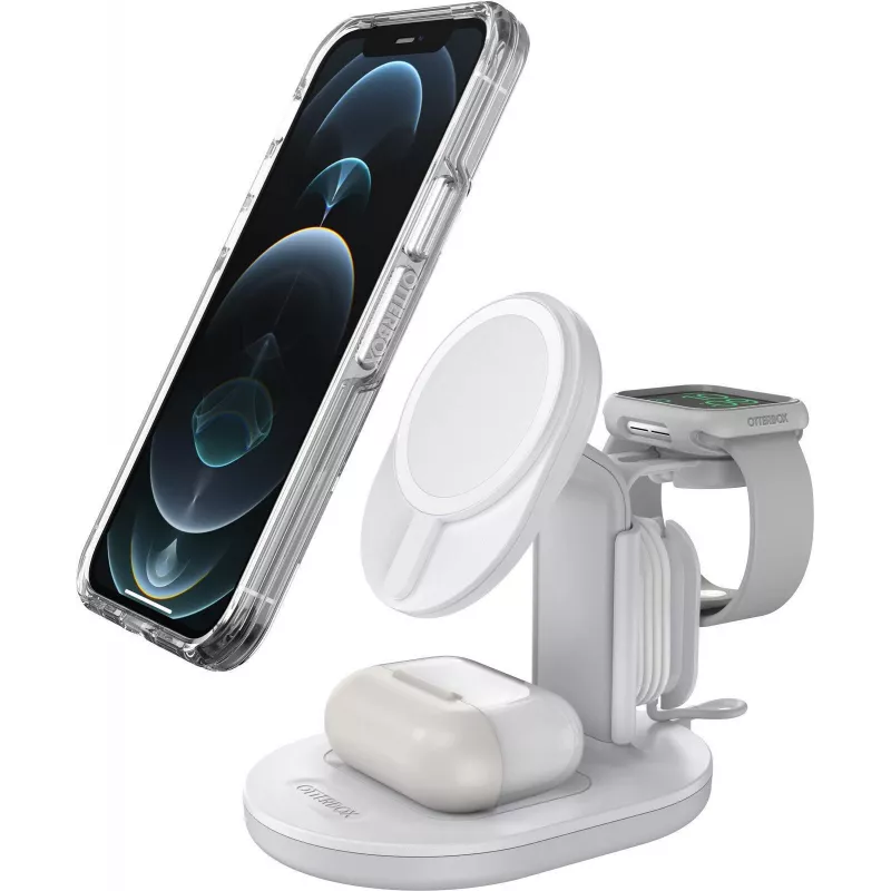OtterBox 3-in-1 MagSafe Charging Station White