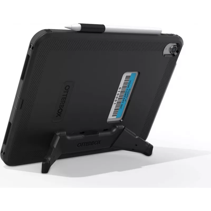 OtterBox Defender Series Kickstand Case do iPada 10. generacji - ultrawytrzymałe etui ochronne z wbudowaną folią ochronną na ekran - testowane zgodnie z normami wojskowymi - czarne (77-93756)
