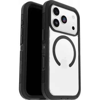 OtterBox Defender Series Pro XT Clear Camera Control Case do Apple iPhone 17 Pro, Clear/Black