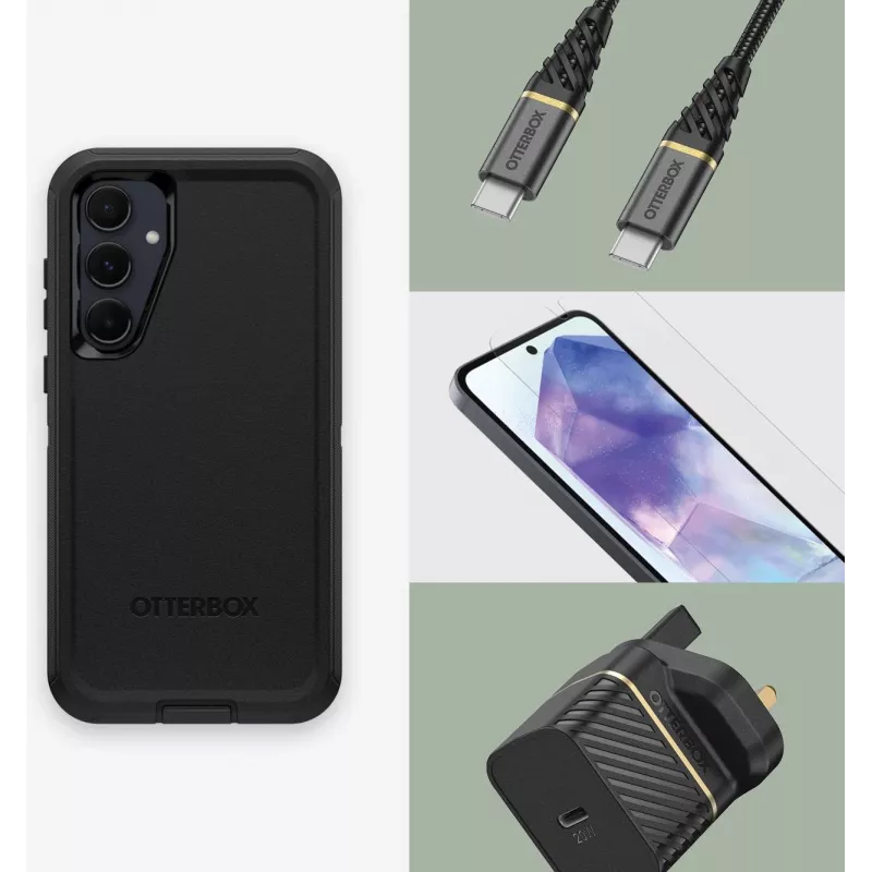 OtterBox Defender Series Tylna Obudowa dla Samsung Galaxy S20 FE - Czarny 77-95431