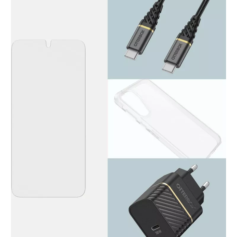 OtterBox Glass Series Screen Protector do Samsung Galaxy A55 5G - Przezroczysty - Odporny na upadki - Odporny na zarysowania - Nierozbijający się - 1 sztuka (77-95481)