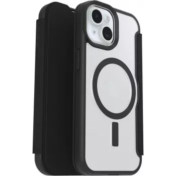OtterBox React Folio MagSafe Series Case do Apple iPhone 15/14/13 - Black Crystal (Przezroczysty Czarny)