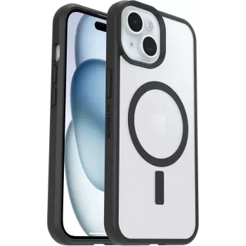OtterBox React MagSafe Case for iPhone 16e/15/14/13 - Clear/Black
