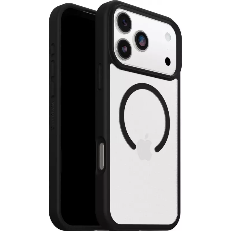 OtterBox React Series MagSafe Case do iPhone 17 Pro Max - Black Crystal (Clear/Czarny)