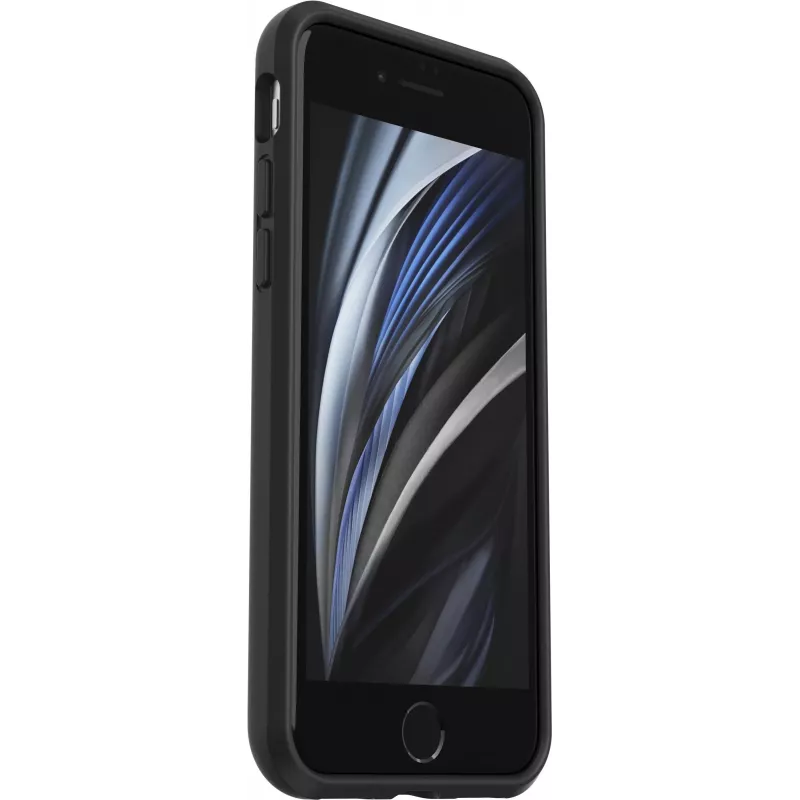 OtterBox React Series Mobile Phone Rear Cover - Black Crystal - for Apple iPhone 7, 8, SE (2nd Gen), SE (3rd Gen)