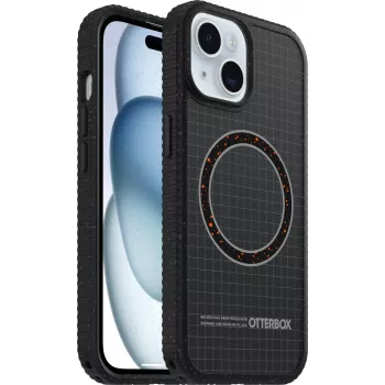 OtterBox Sole Series Etui na Telefon z MagSafe - Tkanina - Midnight Circle (Czarny)