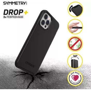 OtterBox Symmetry Series etui tylne na Apple iPhone 12 / 12 Pro - czarny 77-66197