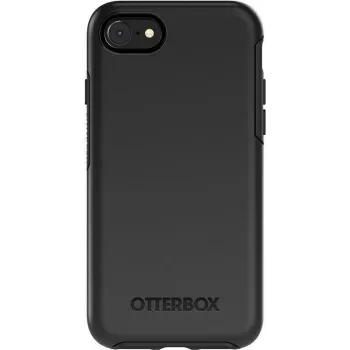 OtterBox Symmetry Series Pro Pack - Tylna obudowa do Apple iPhone 7, 8, SE (2. gen), SE (3. gen) - poliwęglan, guma syntetyczna - czarny