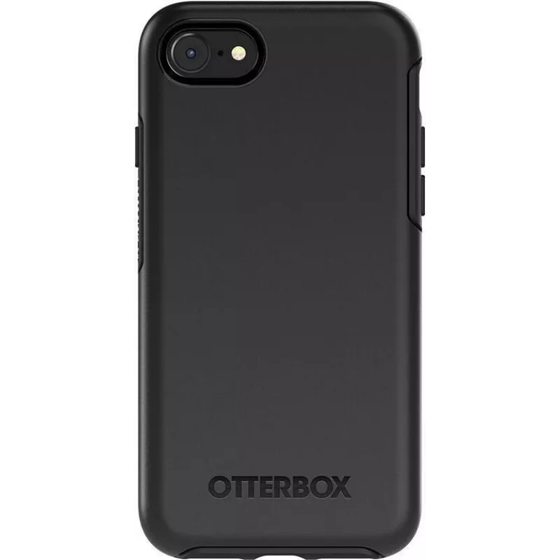 OtterBox Symmetry Series Pro Pack - Tylna obudowa do Apple iPhone 7, 8, SE (2. gen), SE (3. gen) - poliwęglan, guma syntetyczna - czarny