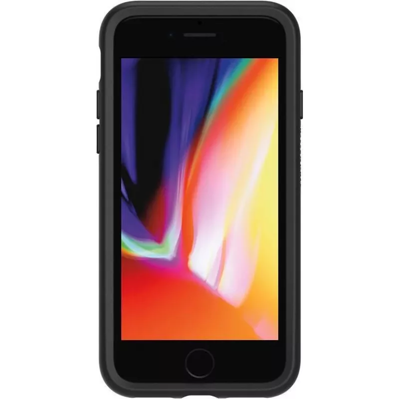 OtterBox Symmetry Series Pro Pack - Tylna obudowa do Apple iPhone 7, 8, SE (2. gen), SE (3. gen) - poliwęglan, guma syntetyczna - czarny