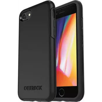 OtterBox Symmetry Series Pro Pack - Tylna obudowa do Apple iPhone 7, 8, SE (2. gen), SE (3. gen) - poliwęglan, guma syntetyczna - czarny