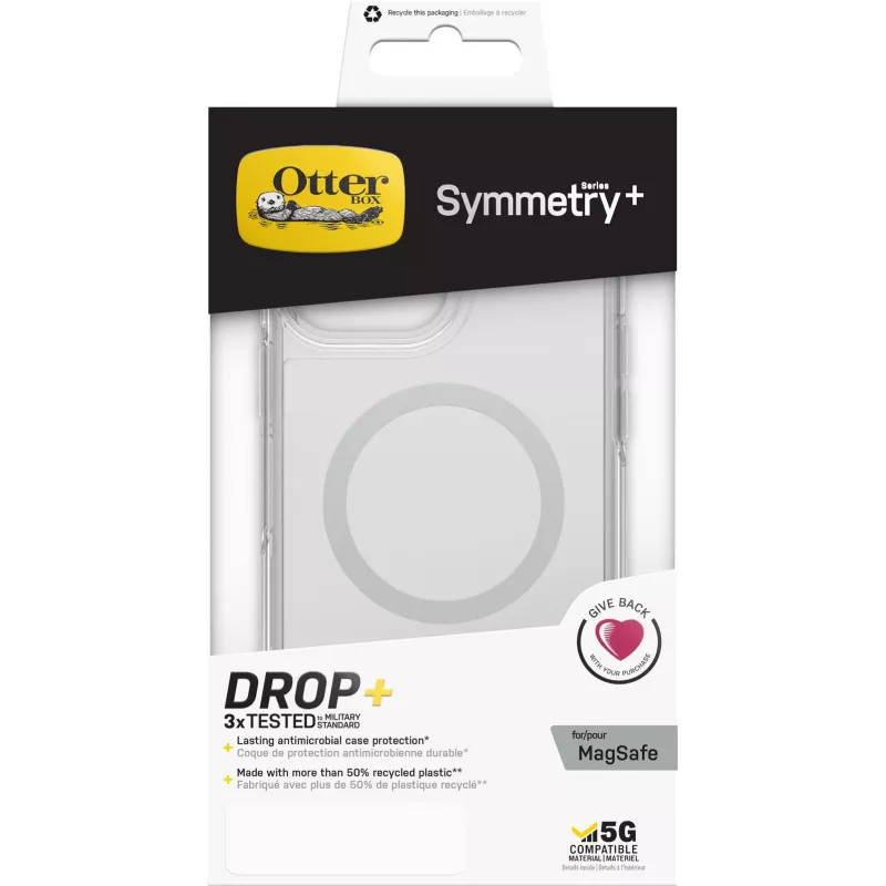 OtterBox Symmetry Series+ z MagSafe przezroczyste etui do Apple iPhone 13 Pro Max