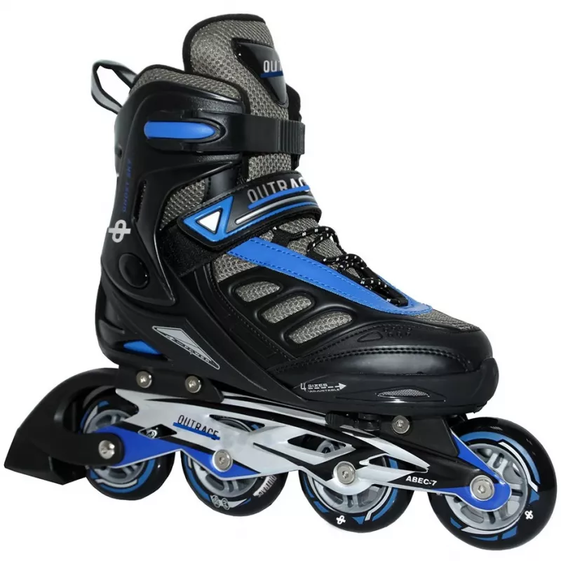 Outrace Ghost Sky Blue Rolki PW-125C czarno-niebieskie rozmiar 43-46