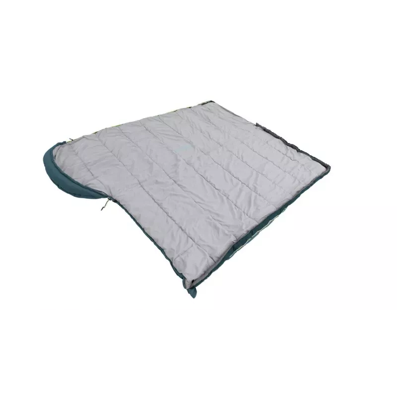 Outwell Campion Lux Teal Sleeping Bag -16/5 °C 2 Way Open Auto Lock L-Shape