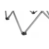 Outwell Catamarca XL Składane Krzesło Kempingowe 150 kg Czarny/Szary
