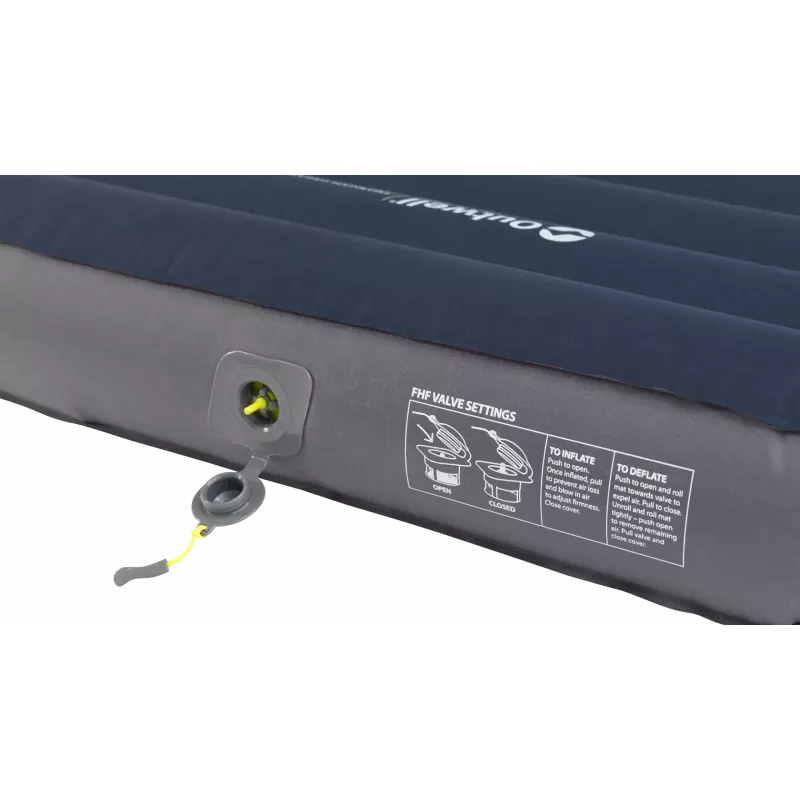 Outwell Dreamscape Insulated Single Self-Inflating Sleeping Mat, 205x77x12 cm, Navy