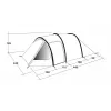 Outwell Earth 5 5-osobowy namiot tunelowy – 2 pomieszczenia, 3000mm słup wody, zielony