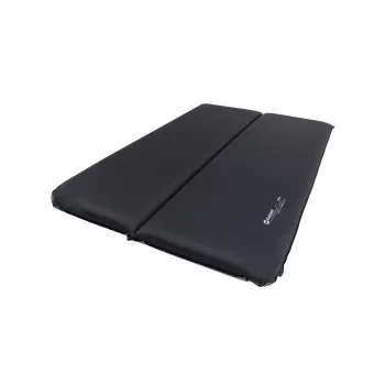 Outwell Sleepin Double Mat 100 mm – Samopompująca mata turystyczna podwójna 200 x 130 x 10 cm, szary/niebieski