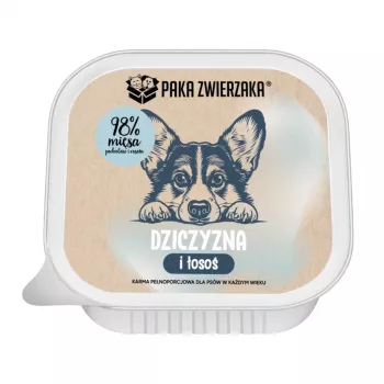 PAKA ZWIERZAKA Game and Salmon Mokra Karma dla Psów - 150g