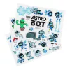 Paladone AstroBot Magnesy na Lodówkę - Zestaw 34 Magnesów, 3 Arkusze, Wzór Kosmicznego Robota