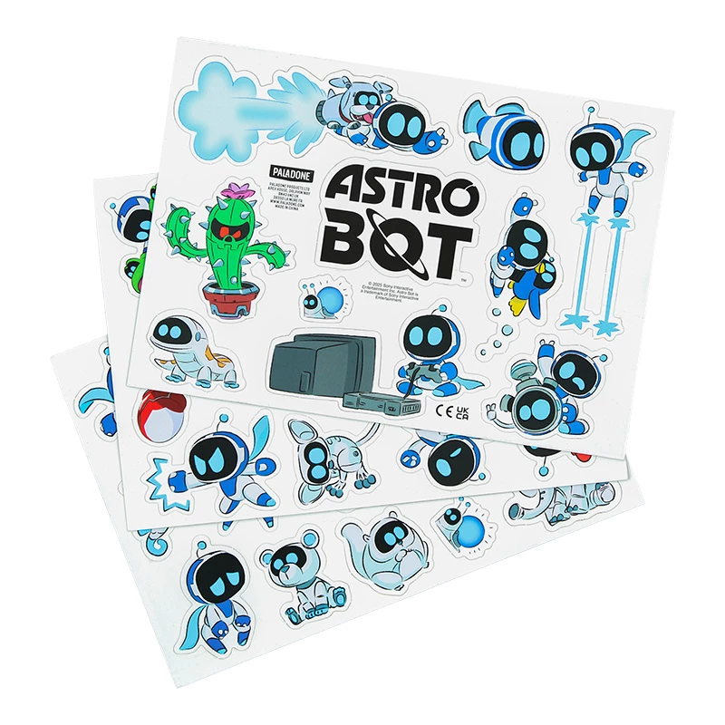Paladone AstroBot Magnesy na Lodówkę - Zestaw 34 Magnesów, 3 Arkusze, Wzór Kosmicznego Robota