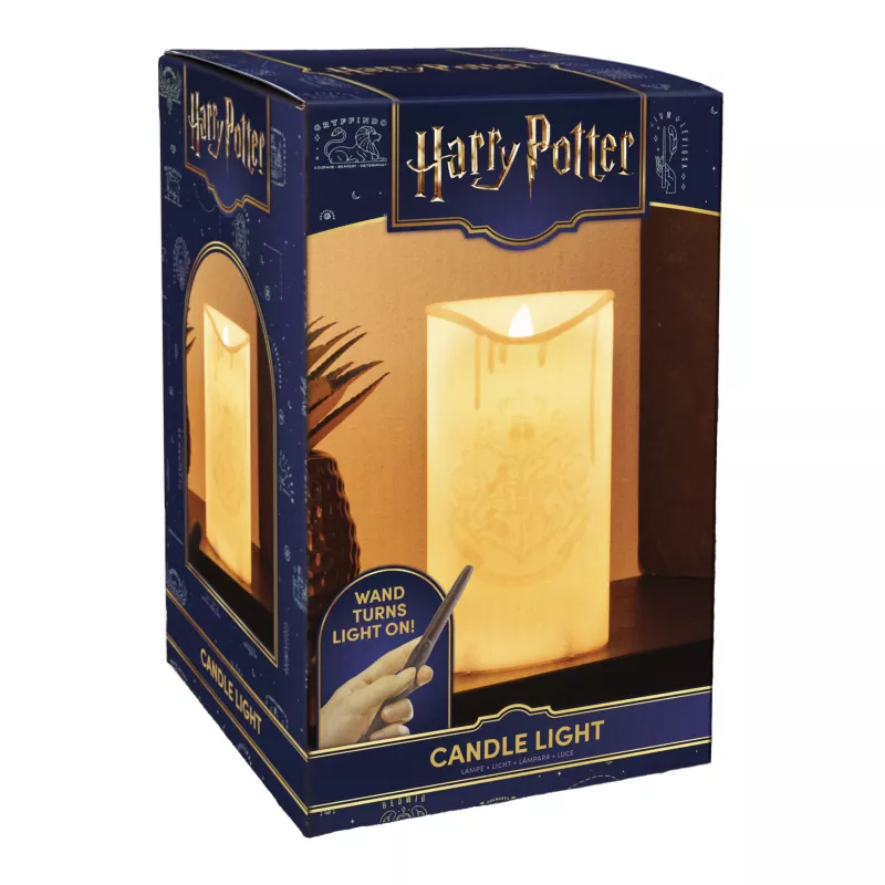 Paladone Harry Potter Zestaw Świec LED z Różdżką i Pilotem V3 – 10 Pływających Migoczących Świec