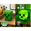 Paladone Minecraft Creeper SquishyGlo Silikonowe Światło Ładowalne – Przyciemniana Zielona Lampa LED Nocna z 3 Poziomami Jasności i Ładowaniem Micro USB