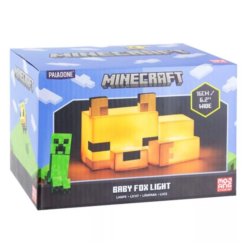 Paladone Minecraft Fox Light - Oficjalne LED Światło Ikonowe