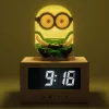 Paladone Minions Icon Zegar Budzik - Cyfrowy LED, Zasilanie USB, Drzemka