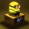 Paladone Minions Icon Zegar Budzik - Cyfrowy LED, Zasilanie USB, Drzemka