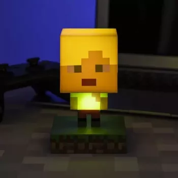 Paladone PP6591MCF Minecraft Alex Icon Light - USB LED Nocna Lampka, Wielokolorowa Zmiana Kolorów