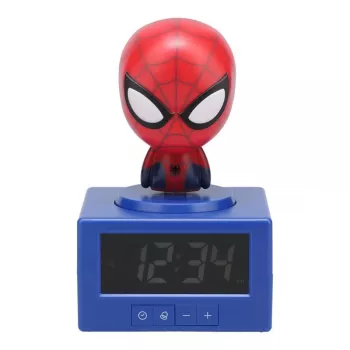 Paladone Spider-Man Icon Alarm Clock - Digital LED, Red/Black