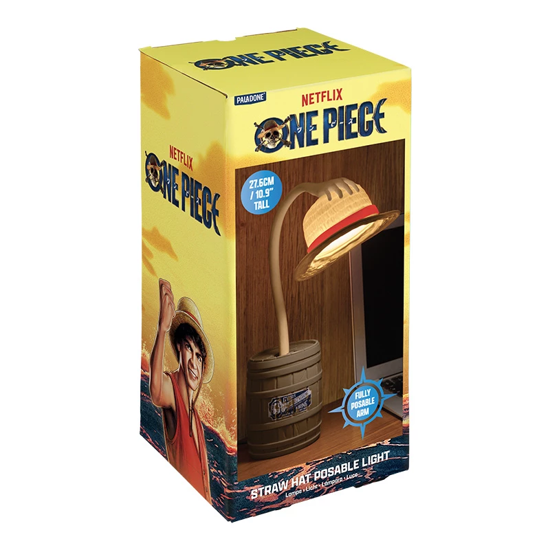 Paladone Straw Hat Posable Light – lampka biurkowa One Piece Luffy, LED zasilana USB
