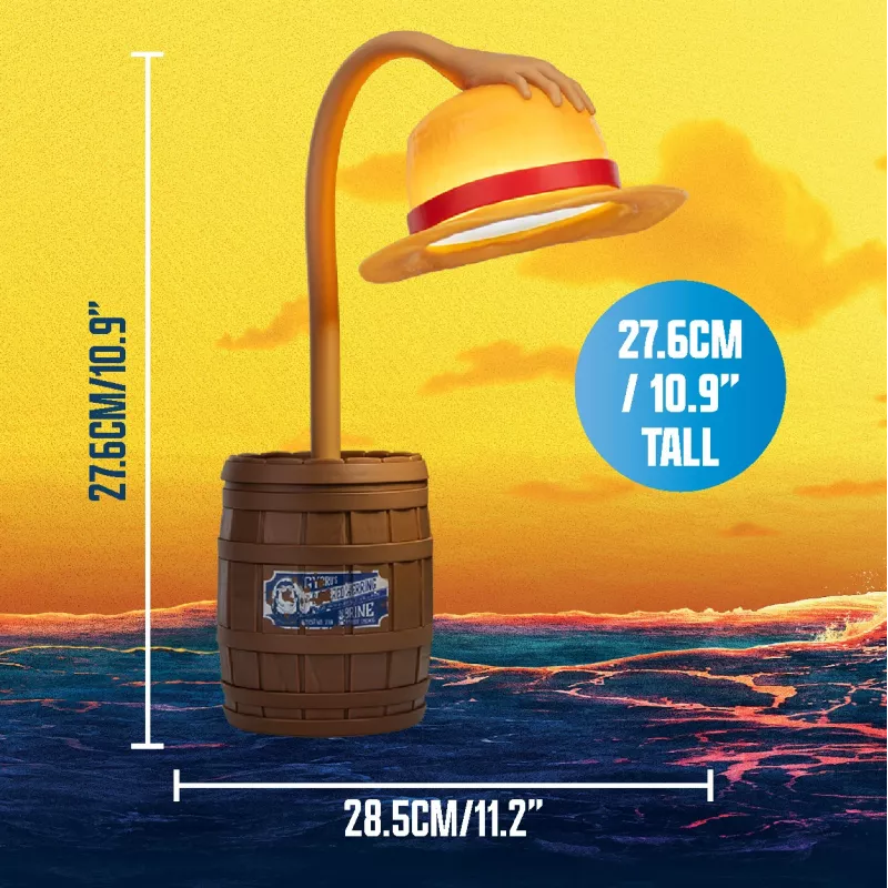 Paladone Straw Hat Posable Light – lampka biurkowa One Piece Luffy, LED zasilana USB