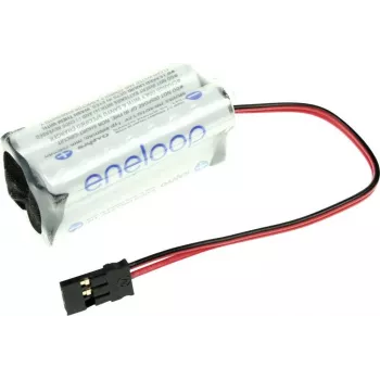 Zestaw akumulatorów Panasonic eneloop NiMH 4xAAA 4,8V 750mAh z kablem i wtyczką 124005